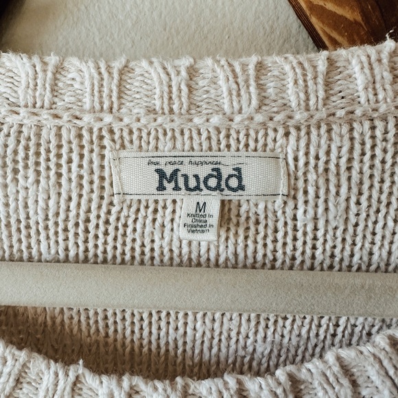 Mudd cream knit sweater - Picture 3 of 3